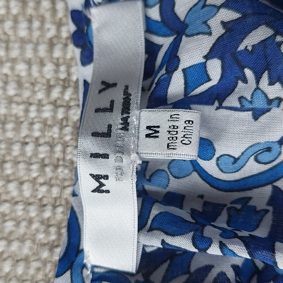 Milly For Design Nation Floral Cotton Top - Picture 4 of 6